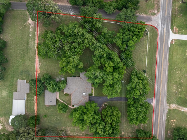 14900 Fm 848, Whitehouse, TX 75791 - aerial view of property and surrounding area with property boundaries highlighted