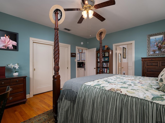 14900 Fm 848, Whitehouse, TX 75791 - bedroom featuring light wood-type flooring and a ceiling fan