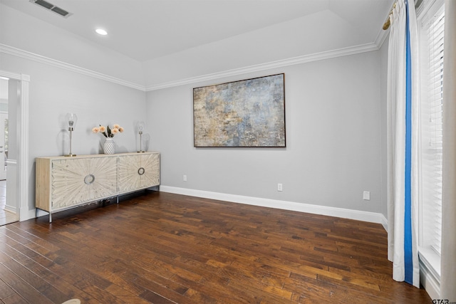 4918 Pine Knl, Tyler, TX 75703 - bedroom featuring wood-type flooring, baseboards, ornamental molding, and recessed lighting