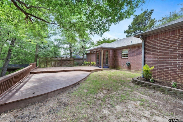 4918 Pine Knl, Tyler, TX 75703 - view of yard with a deck