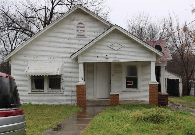 view of bungalow