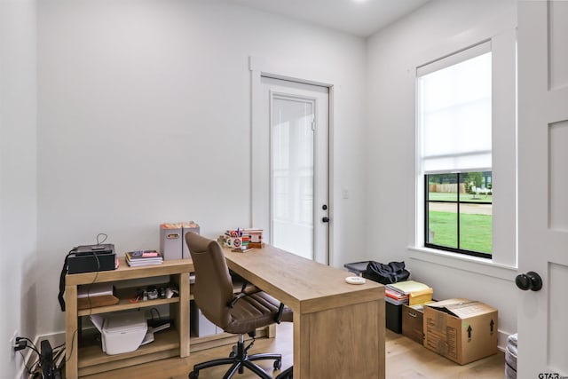 20224 Roebuck Dr, Bullard, TX 75757 - office with light wood-type flooring