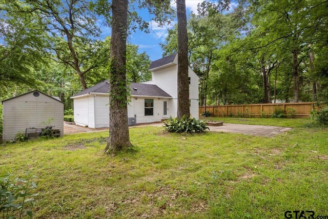 194 Debra Dr, Bullard, TX 75757 - view of yard with a patio area, an outdoor structure, and cooling unit