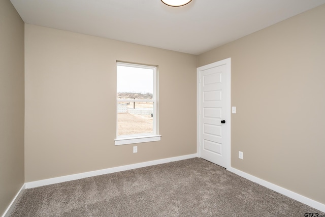 empty room featuring carpet