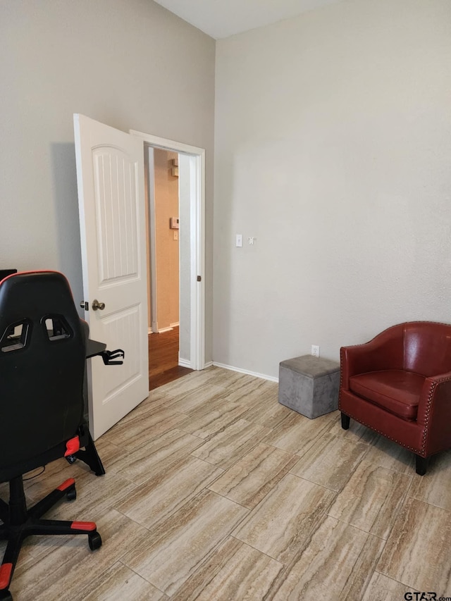 670 Frederick Cir, Flint, TX 75762 - office area with wood finished floors and baseboards