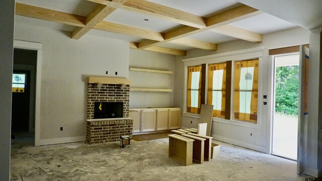 24062 Sun Ridge Rd, Lindale, TX 75771 - empty room with unfinished concrete floors