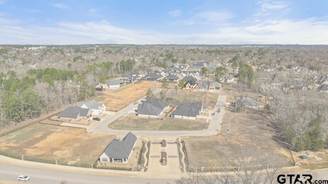 drone / aerial view featuring a residential view