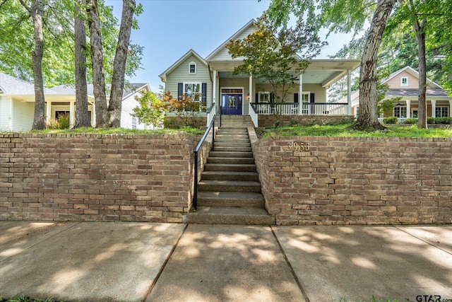 3953 Hanover Pl, Tyler, TX 75701 - view of front of house with covered porch and stairs