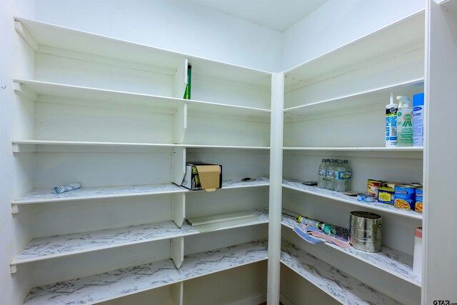 view of pantry