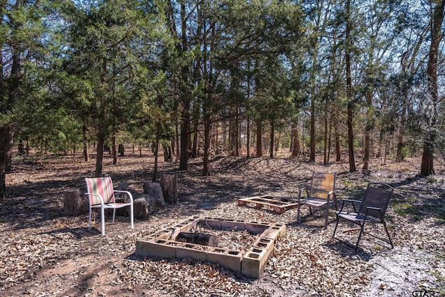 110 Vz County Road 2121, Canton, TX 75103 - view of yard featuring an outdoor fire pit