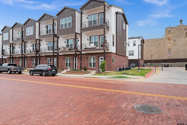 view of property featuring central AC