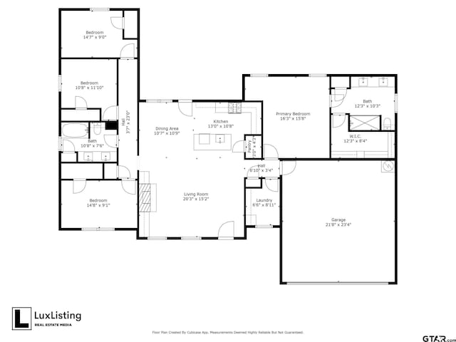 16219 Tulare, Lindale, TX 75771 - plan