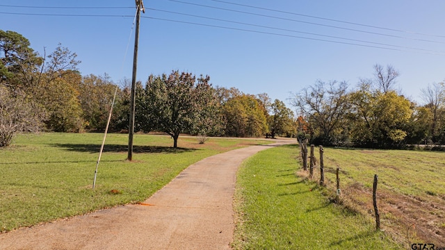 surrounding community featuring a yard