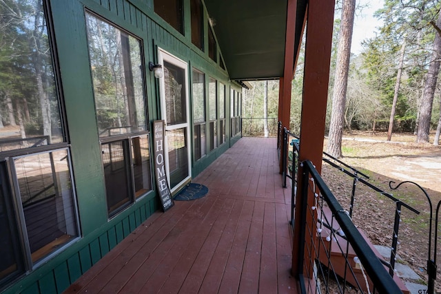 view of deck