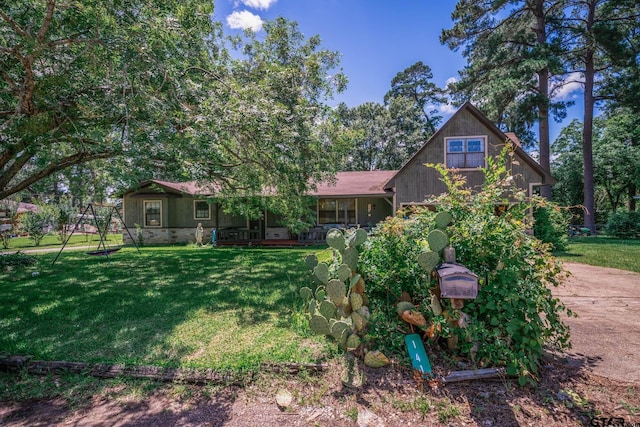 141 Cedar St, Rusk, TX 75785 - rear view of property with a lawn