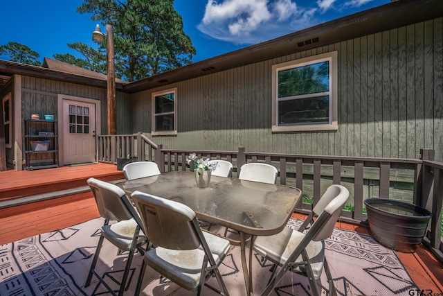 141 Cedar St, Rusk, TX 75785 - deck with outdoor dining space