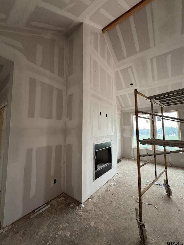 15564 County Road 434, Lindale, TX 75771 - unfurnished living room with a fireplace