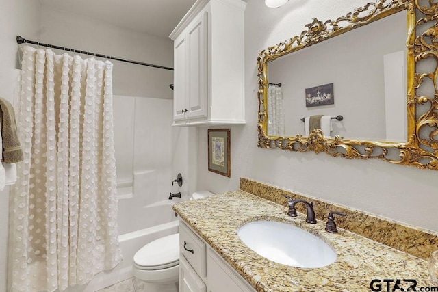 4133 Colina Trl, Tyler, TX 75707 - full bath featuring vanity and shower / bathtub combination with curtain