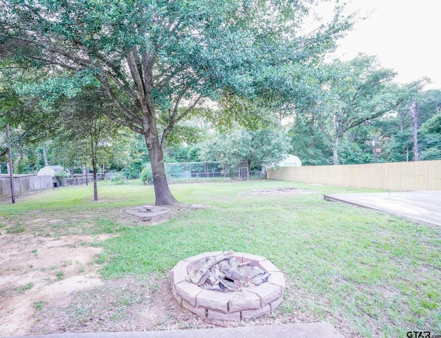 1370 Fm 315, Palestine, TX 75801 - view of yard with a fire pit