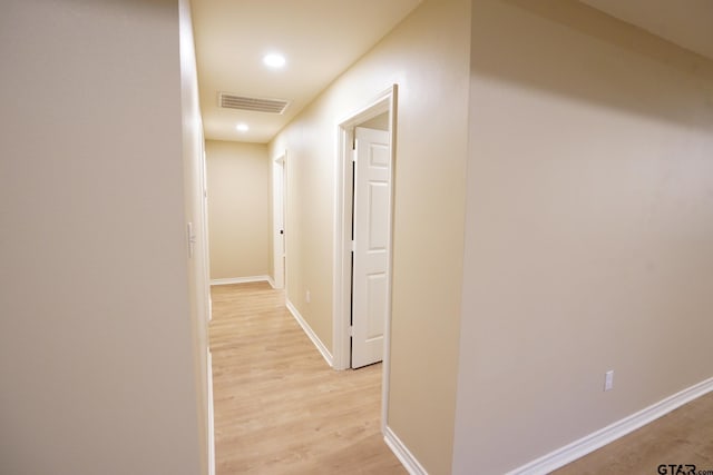 1370 Fm 315, Palestine, TX 75801 - hall with light wood-style floors, baseboards, and recessed lighting