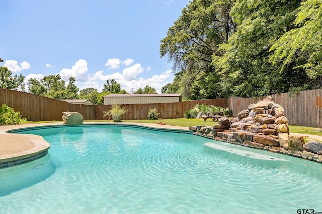 22886 County Road 422, Lindale, TX 75771 - view of swimming pool featuring a fenced backyard