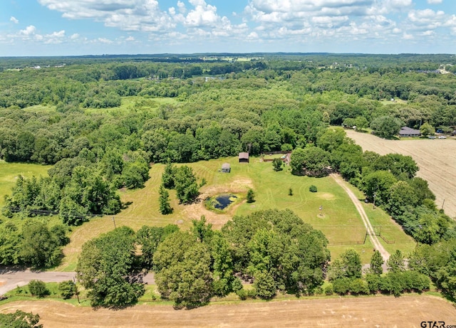 22886 County Road 422, Lindale, TX 75771 - aerial view of a heavily wooded area