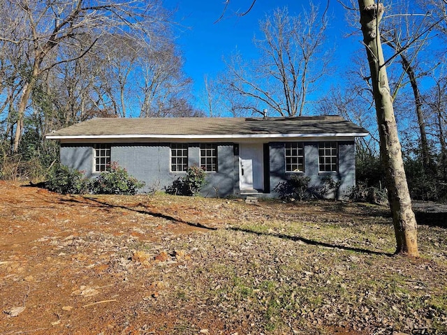 view of ranch-style home