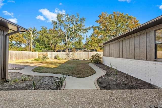 view of yard