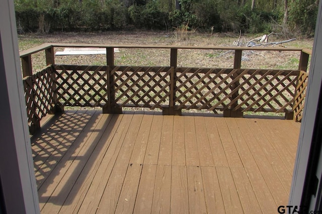 view of deck