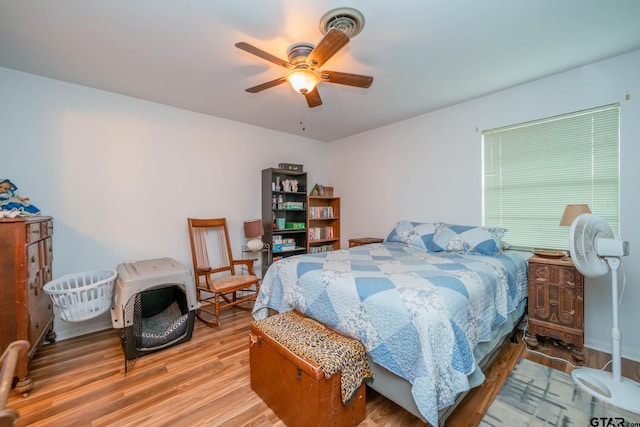 126 Jordan, Rusk, TX 75785 - bedroom with wood finished floors and a ceiling fan