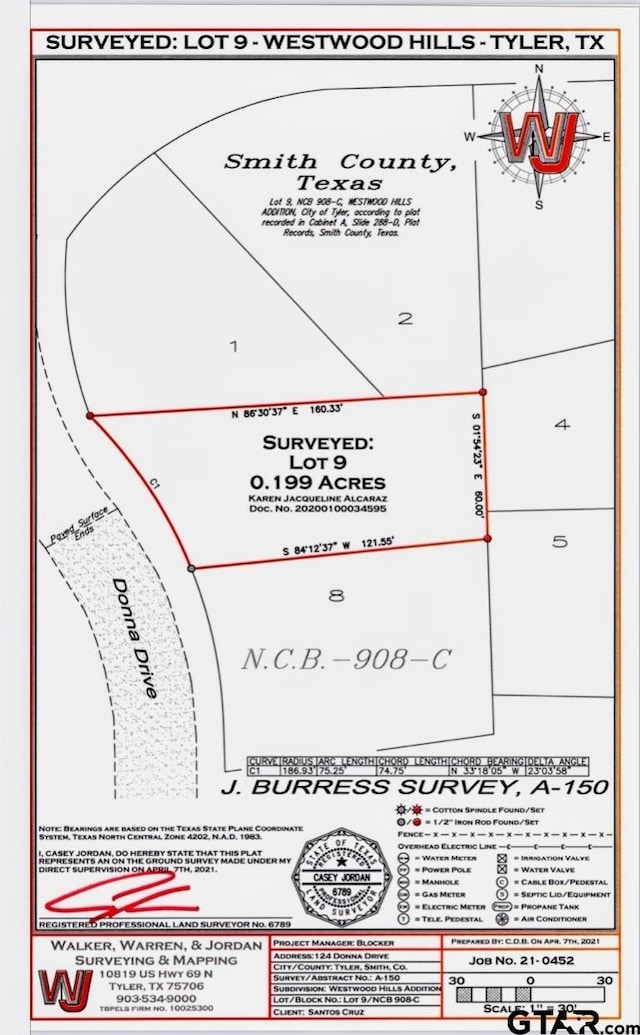 124 Donna Dr, Tyler TX, 75702 land for sale