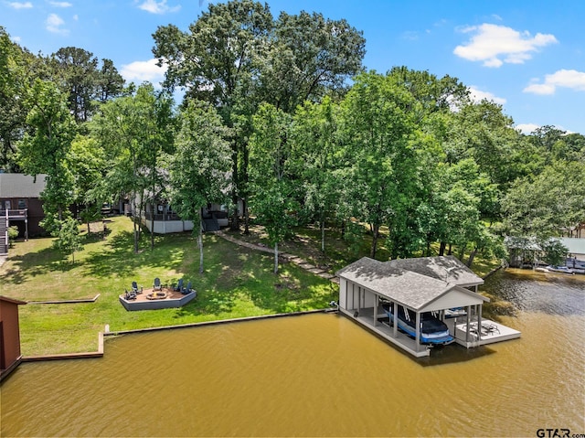 1509 Panther Creek Pass, Mount Vernon, TX 75457 - drone / aerial view of a nearby body of water