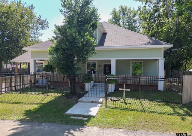 200 W Van St, Lindale, TX 75771 - view of front of home with a porch and a shingled roof