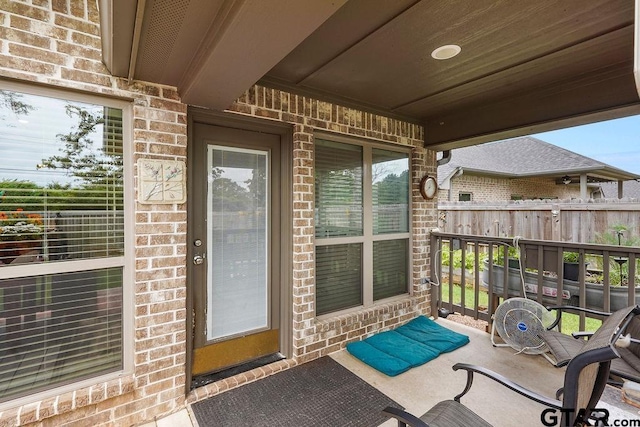 11317 Lindsey Gdns, Tyler, TX 75709 - doorway to property featuring brick siding