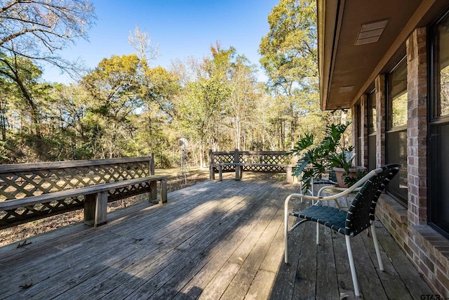 view of deck