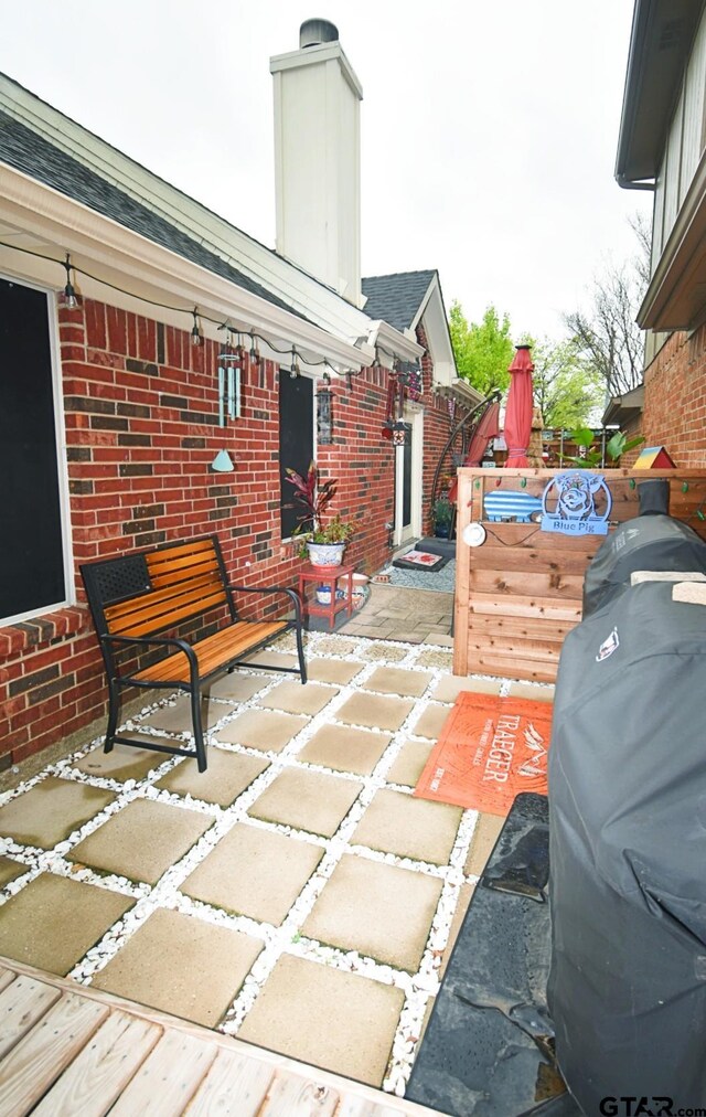 2333 Baretta Dr, Mesquite, TX 75181 - view of patio with area for grilling