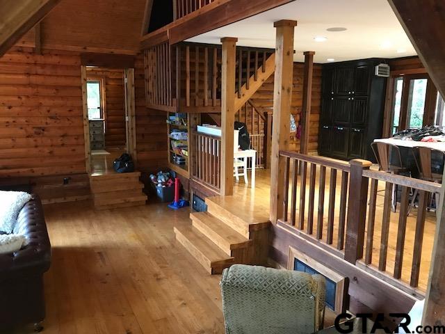 interior space featuring hardwood / wood-style flooring