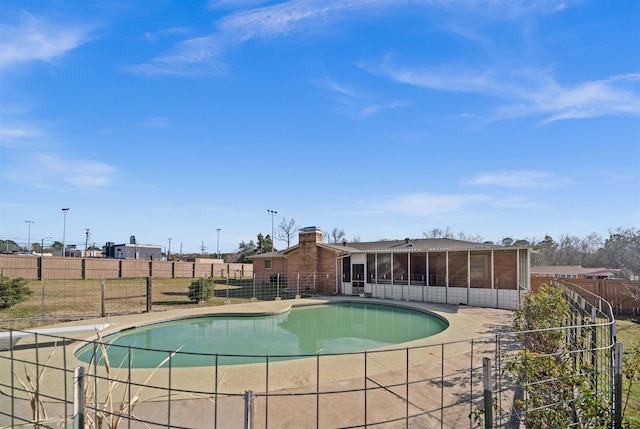 view of pool