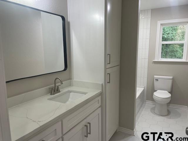 110 Alpine Dr, Tyler, TX 75701 - bathroom with vanity and washtub / shower combination