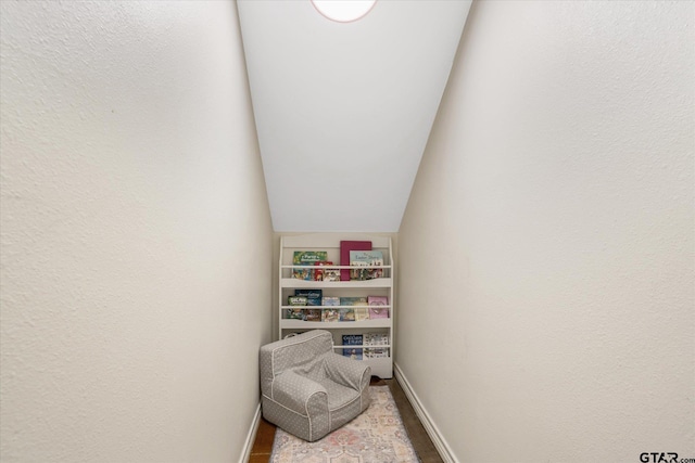 sitting room featuring baseboards