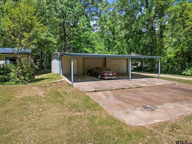 364 San Saba Ln, Mount Vernon, TX 75457 - exterior space with an outdoor structure