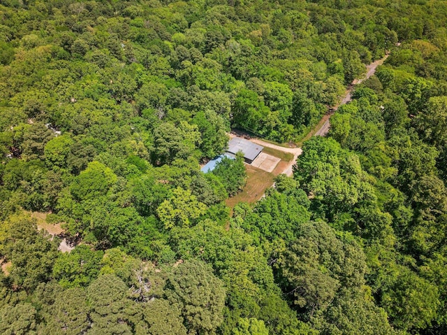 364 San Saba Ln, Mount Vernon, TX 75457 - aerial view with a wooded view