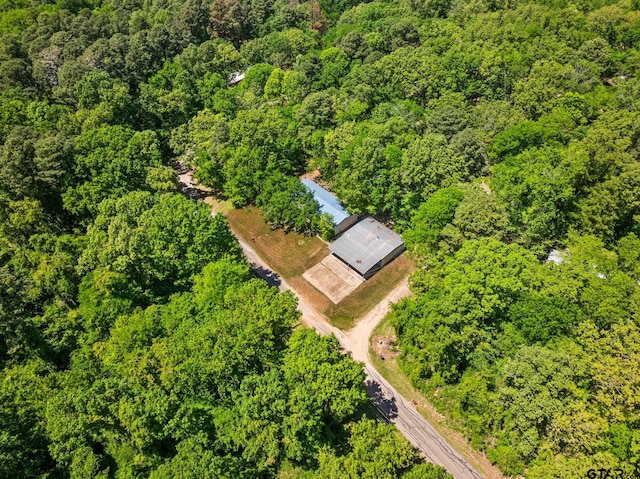 364 San Saba Ln, Mount Vernon, TX 75457 - drone / aerial view with a forest view
