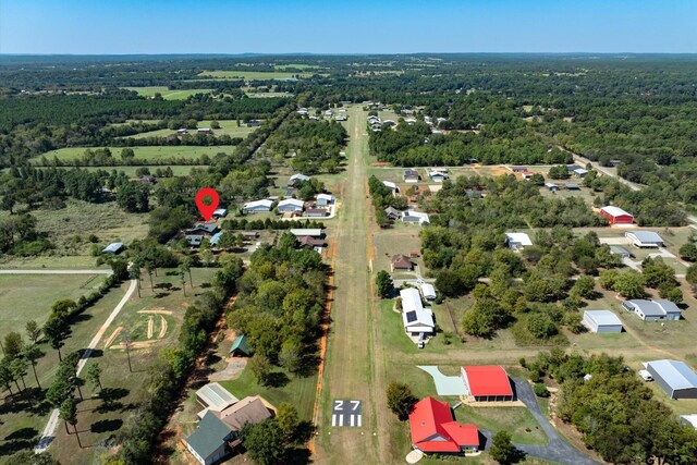 11698 Piper Ln, Frankston, TX 75763 - aerial overview of property's location with a forest