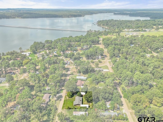 21187 Kristen Dr, Chandler, TX 75758 - aerial view of property and surrounding area with a large body of water
