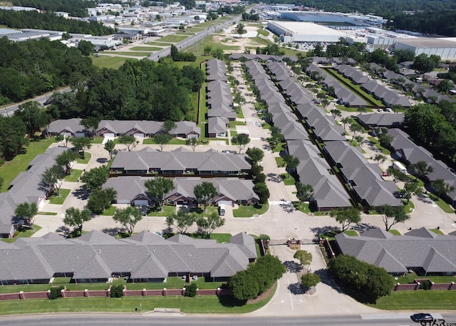 1521 Rice Rd Unit E105, Tyler, TX 75703 - aerial overview of property's location featuring nearby suburban area