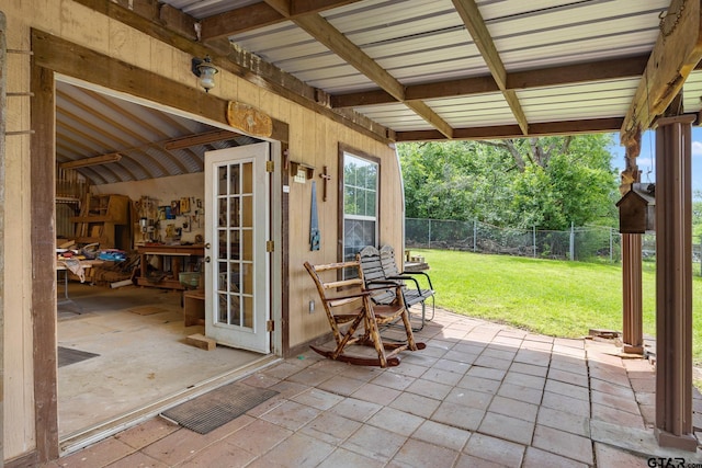 view of patio