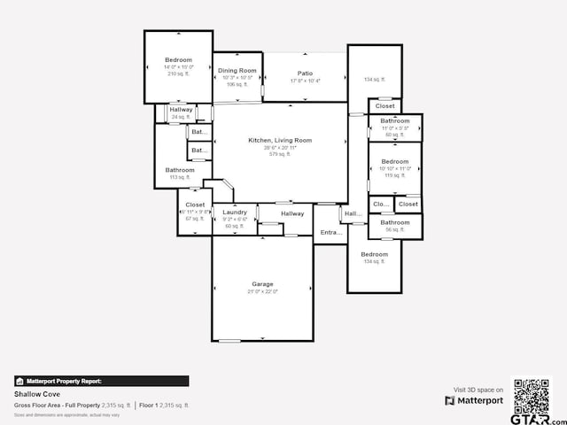 9070 Shallow Cv, Tyler, TX 75703 - view of property floor plan