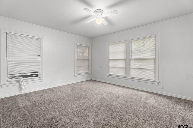 708 E Loftin St, Tyler, TX 75701 - carpeted spare room with ceiling fan and baseboards