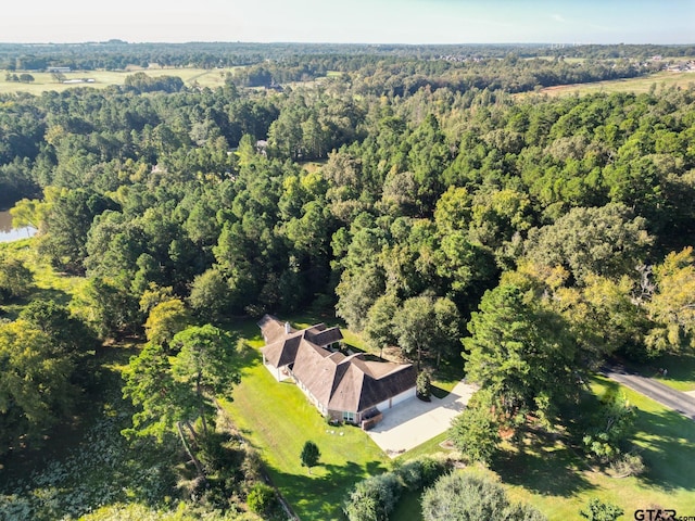 21585 Syrah Ln, Tyler, TX 75703 - aerial view of property and surrounding area featuring a forest